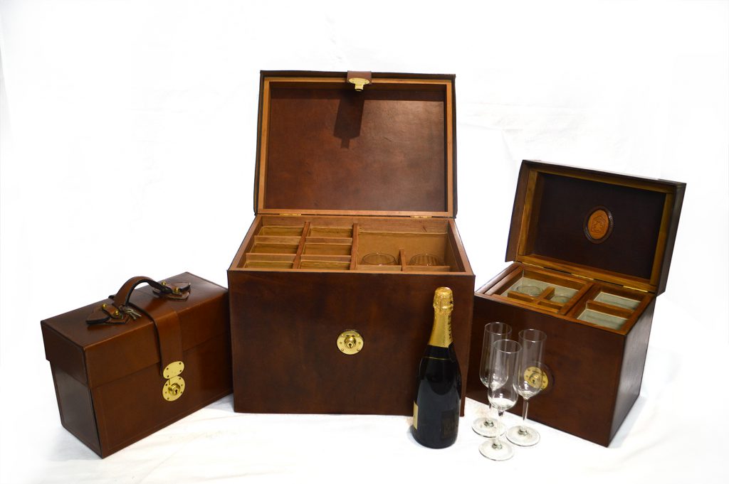 Wine Boxes:- Various sizes of Wine Box